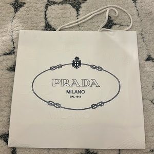Genuine Prada Shopping Bag (16.5” W x 15.5” L)
